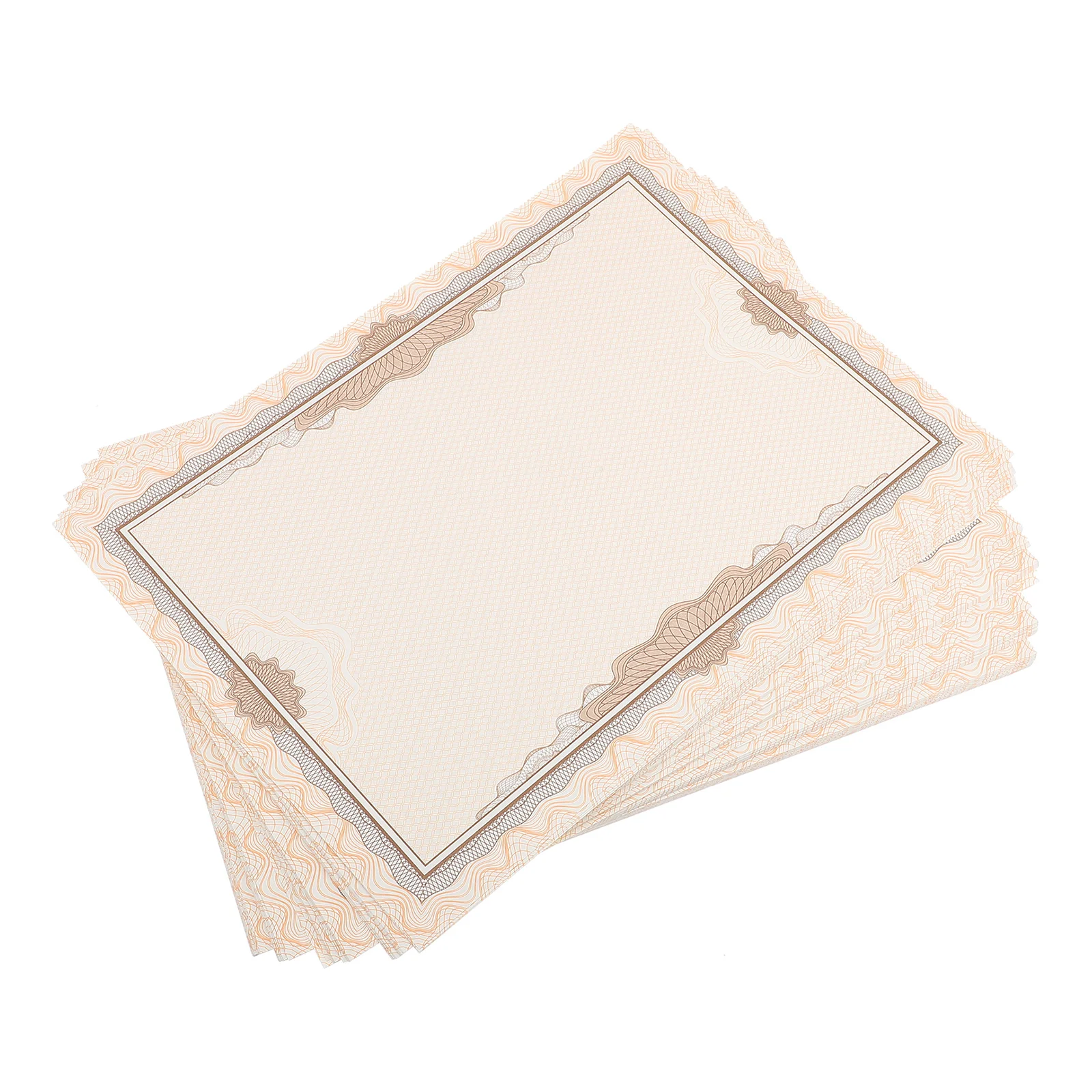 졸업 공백 인증서, 학교 프린터 종이 인증서 용지, 내부 페이지 수여 인증서, 100 매