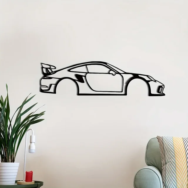 Sport Car Metal Wall Art 1