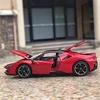 Bburago 1:32 Ferrari SF90 Stradale Alloy Car Model Diecast Metal Toy Vehicle Car Model Sound and Light Collection Childrens Gift 4