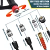 5075 PSI Replacement High Pressure Short Cleaning Gun Outdoor Car Wash Set Car Wash Gun ST-2300. Power Washing Trigger Spray Gun 6