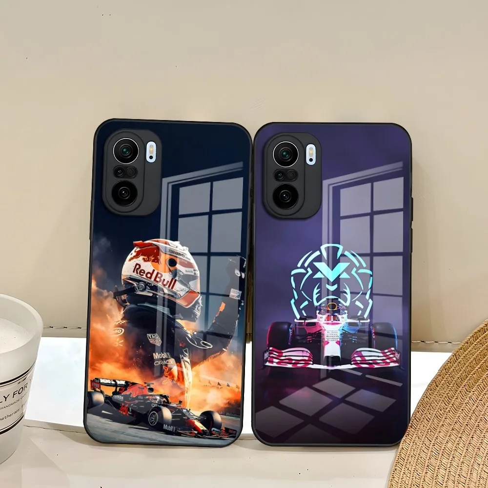 

Sport Car Max-Verstappens F1 Phone Case For Xiaomi Redmi Note 13 10 10T 11i 11T 11 9 8 11S Poco M4 F3 X3 Pro Glass Design Cover