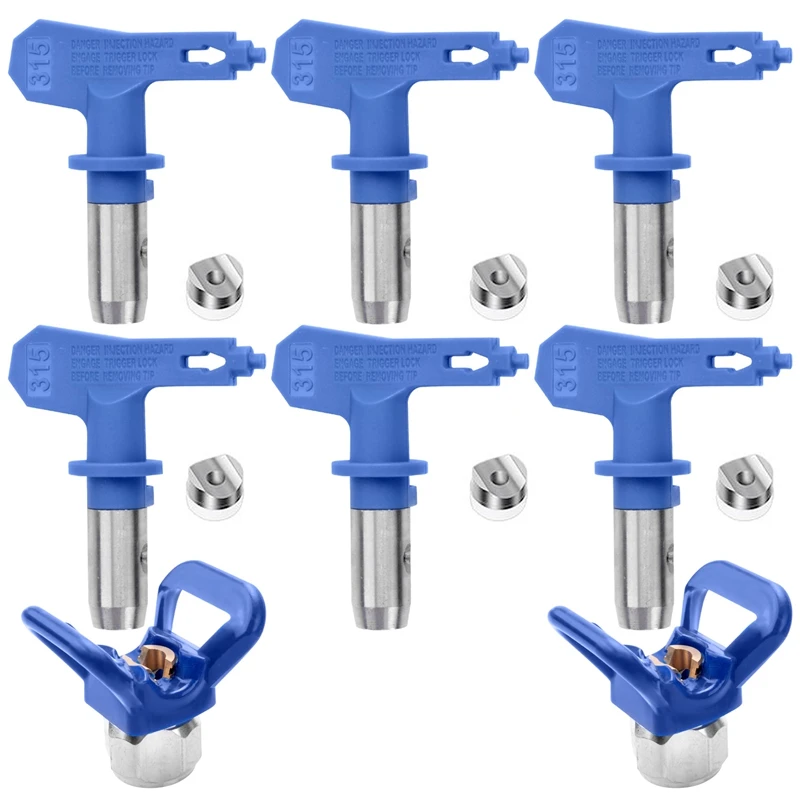 

Airless Paint Nozzles Set,Reversible Spray Tips Airless Paint Sprayer Nozzle Tips Airless Sprayer Spraying Machine Parts