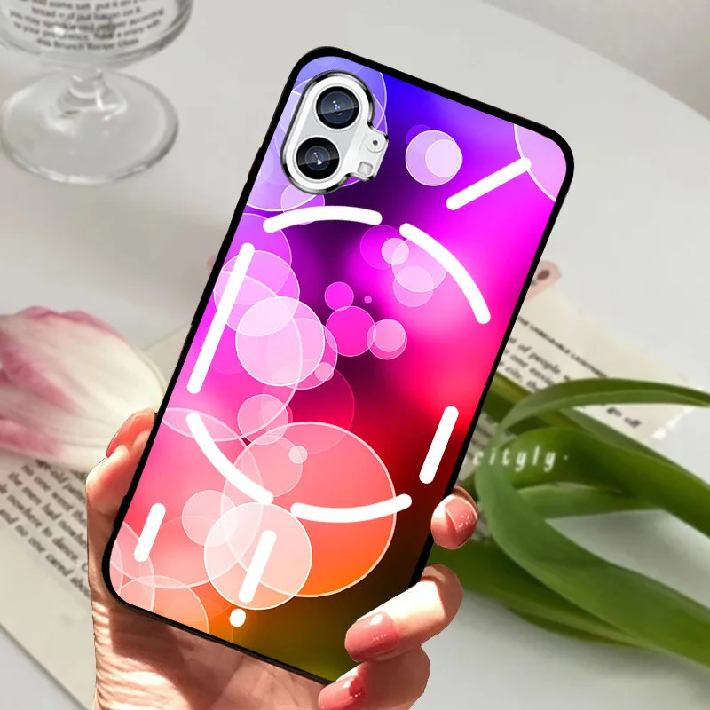 Shockproof Black Bumper Back Phone Case