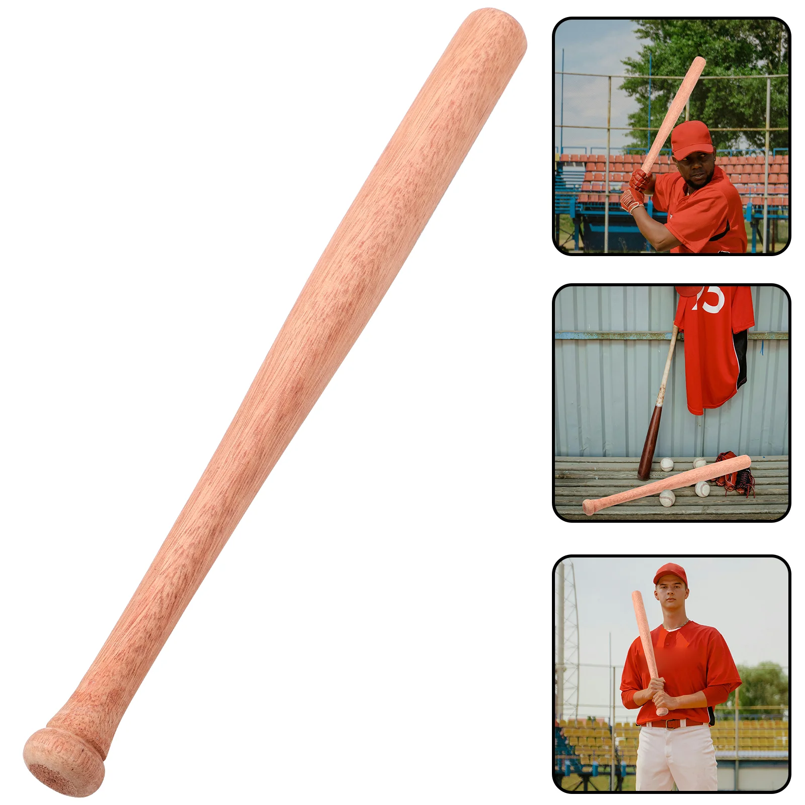

Baseball Bat Vintage Training Lightweight Portable Sports Baseballs Wood Handheld Stick