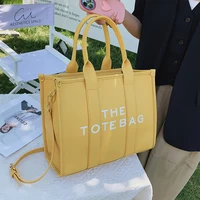The tote bag For Women Crossbody Female Handbag New Solid Words Lette Leisure Large Bag,Luxury Fashion bag,designer bag for PU - Image 2