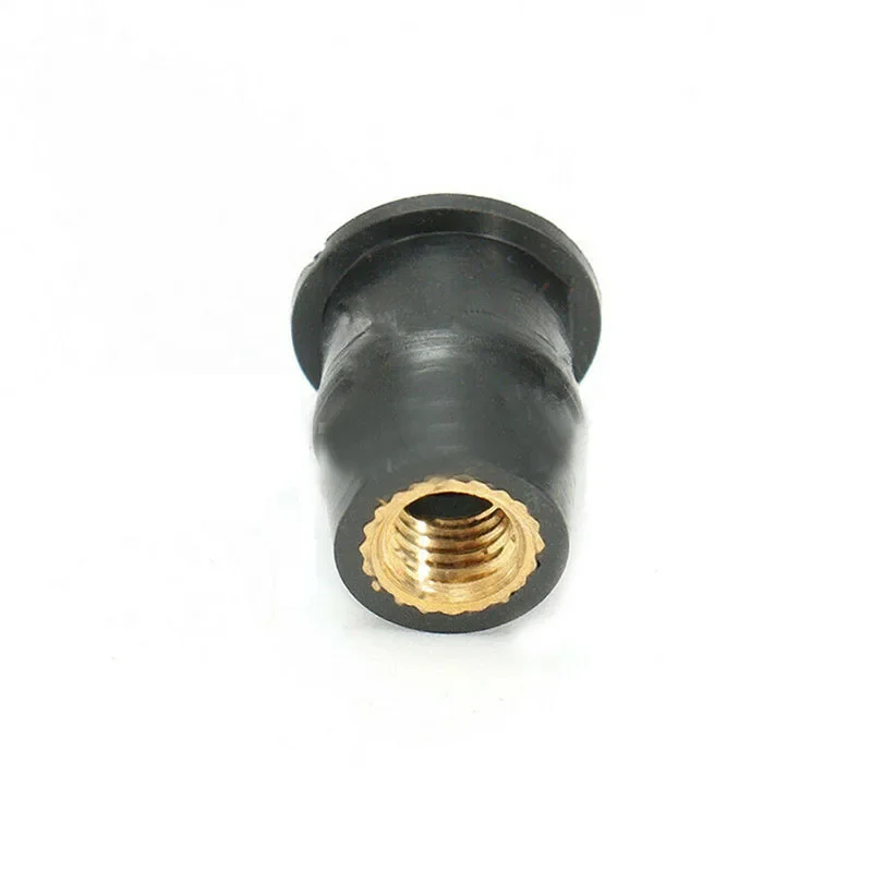 Motorcycle Fasteners 10PCS Universal M5 Rubber Nuts Windscreen Bolts Screws For Honda Suzuki Yamaha Kawasaki