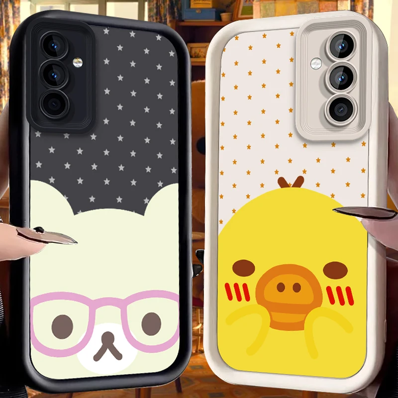 Wearing Glasses R-Rilakkuma Phone Case Cover