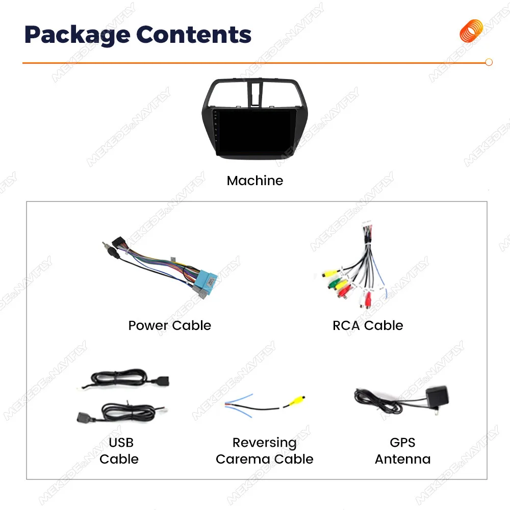 Wireless Carplay Android Auto Car Radio For Suzuki SX4 2 S-Cross 2012 - 2016 Stereo Multimedia Video Player Android 14 Head Unit