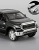 1/32 TOYOTA Tundra TRD Pickup Diecast Toy Truck Model Miniature Pull Back Doors Openable Sound & Light Collection Gift For Boy 6