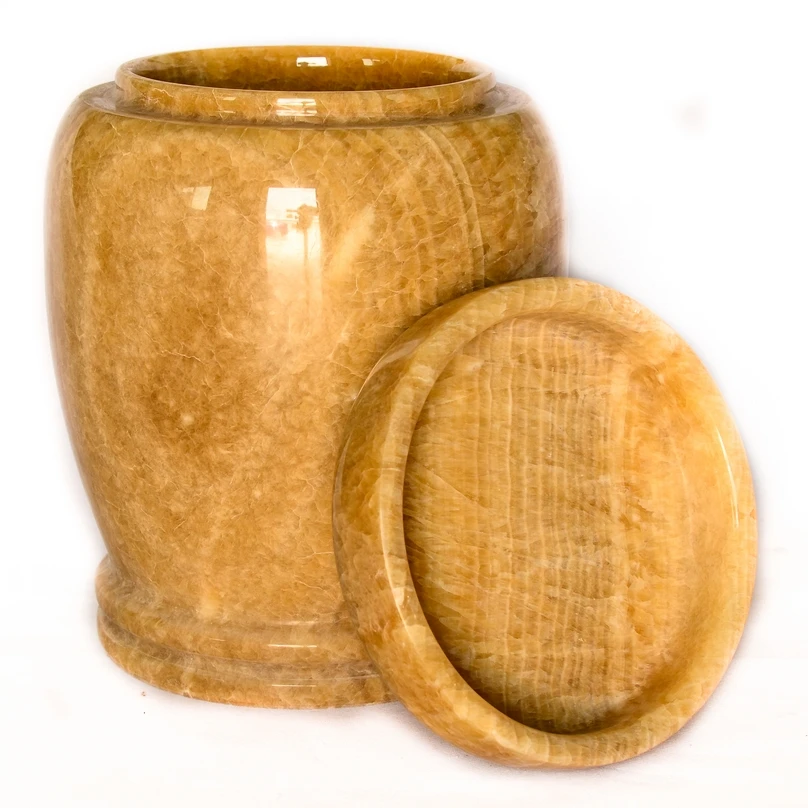 Cultural Cremation Marble Urn Funeral Accessories