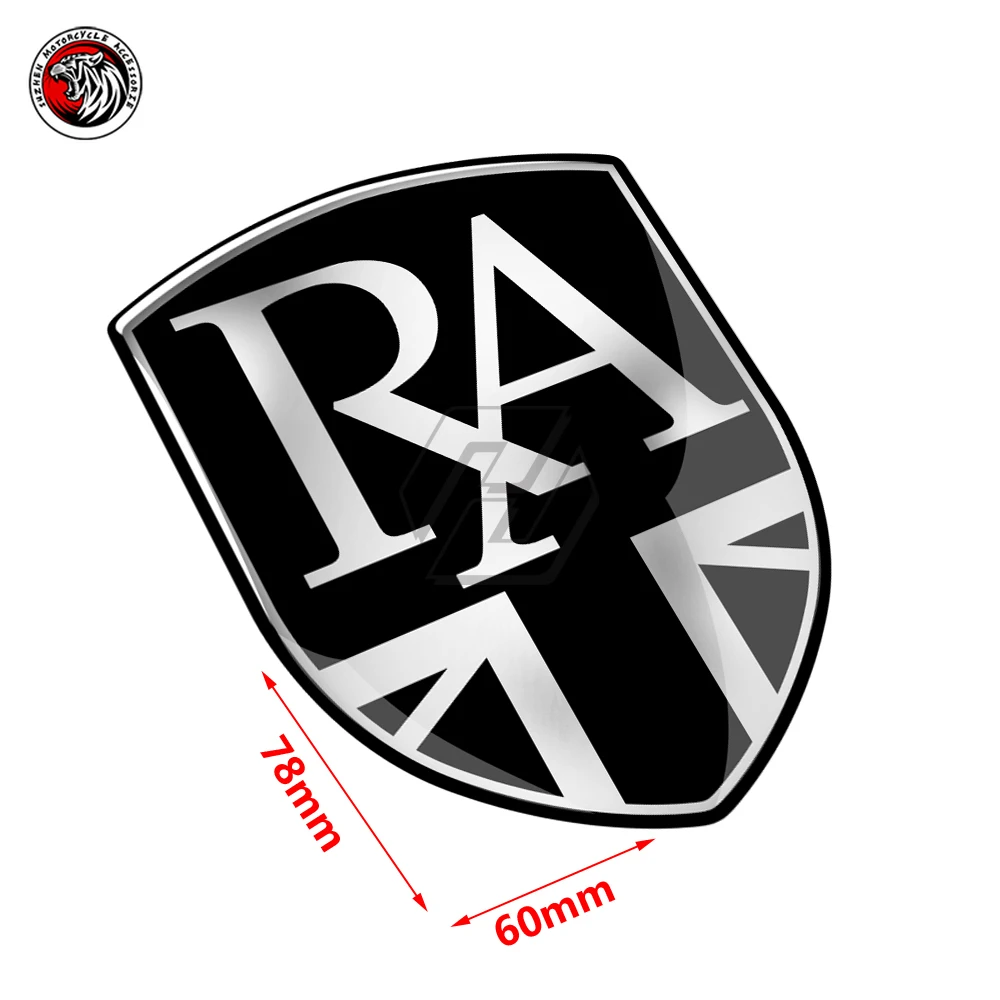 3D Motorcycle Sticker Fit for Royal Alloy GP125 GP150 GP200 GP300 RA Decals 100x front and back label sticker for motorola cp200 xls pr400 ep450 gtx gp300 p1225 xtni vl50 radio microphone ptt mic speaker