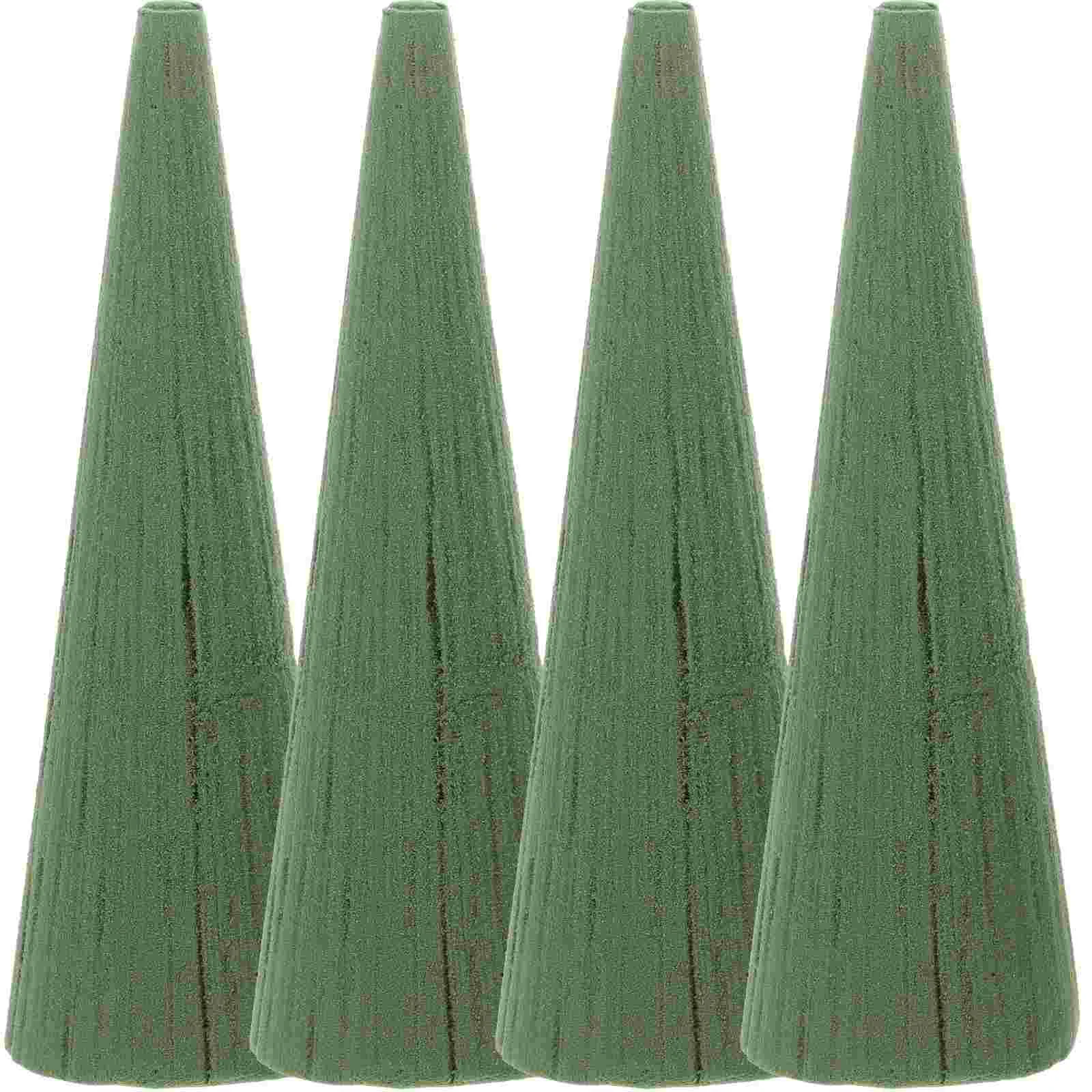 

4pcs Cone Floral Arrangement Block Flower Bases DIY Flower Arrangement Mud Flower Mud