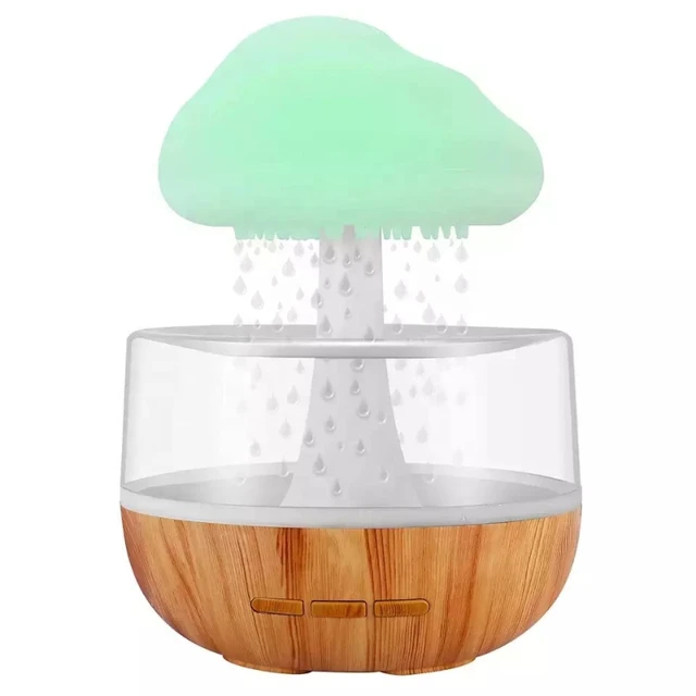 Humidificateur d'air avec protection à arrêt automatique, diffuseur d'arômes,  faible bruit, moins lent, nuage de pluie, maison, voiture, chambre -  AliExpress