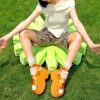 11CM High Platform Sandals Women Summer Hidden Heel Casual Mules Shoes Female Outside Beach Slipper Breathable Chunky Sneakers - Image 6