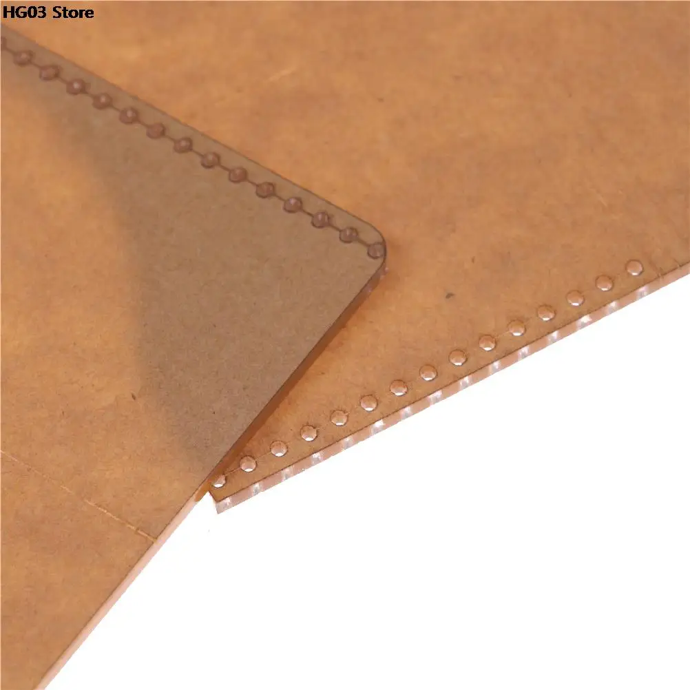Acrylic Clear Template Handcrafting Set DIY Craft For Leather Wallet Bag Pattern leather craft tool kit leather craft tool leather craft tools leather tools sewing stencils set