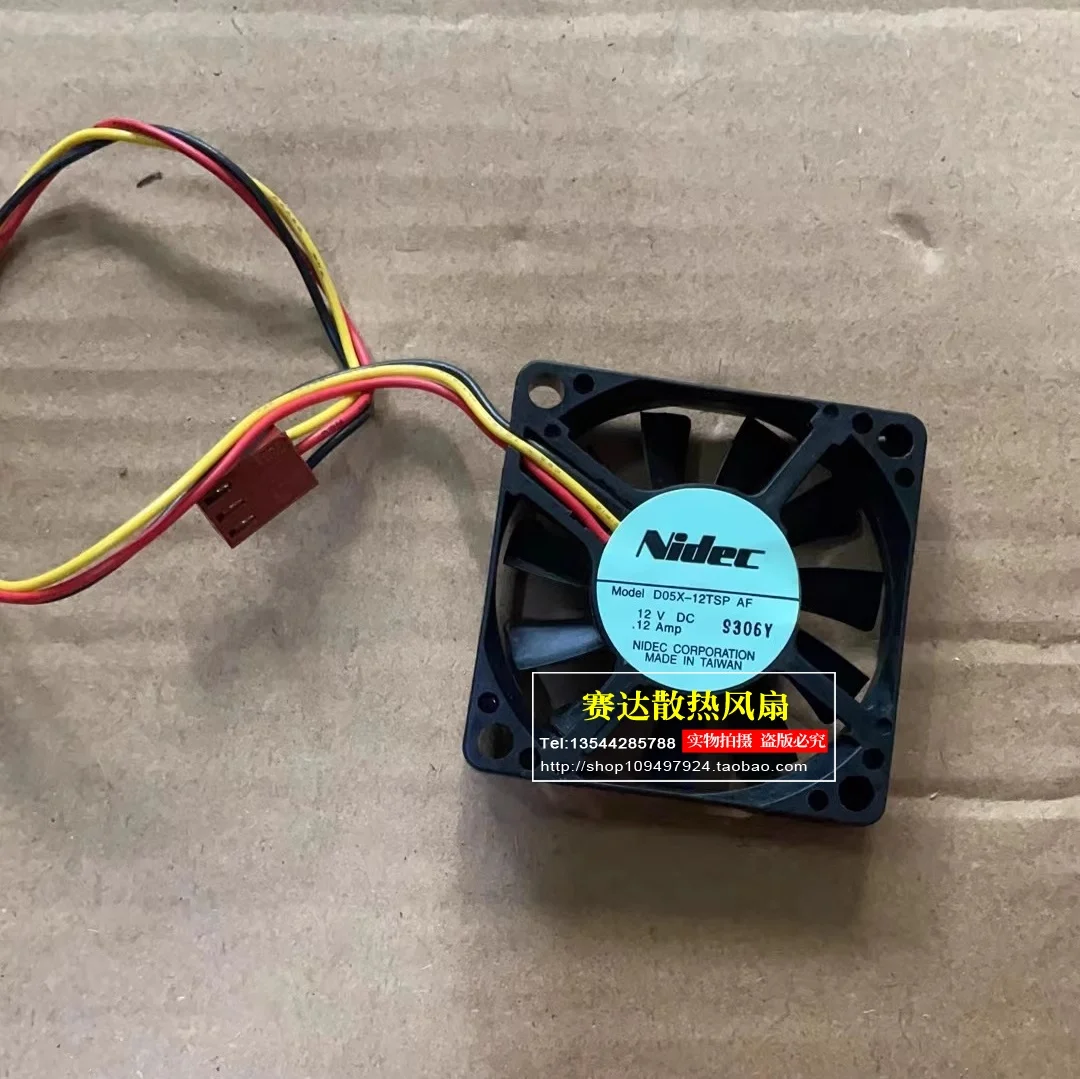 

Новый D05X-12TSP 5010 12V 0.12A трехпроводный охлаждающий вентилятор