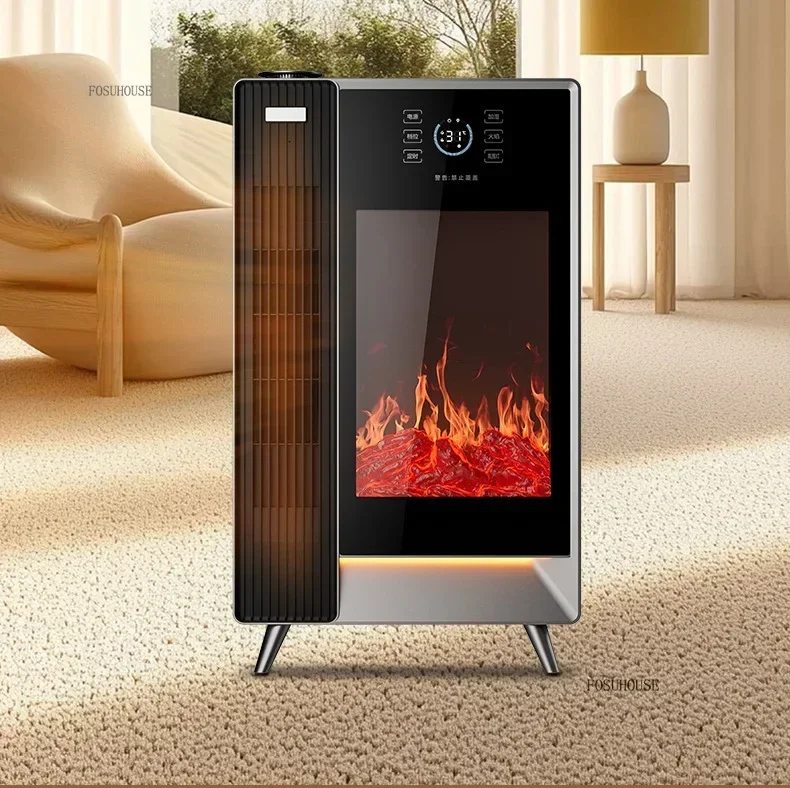 Nordic Living Room Fireplaces Simulation Fire Roasting Stove Electric Heater Small Fireplaces Home Silent Energy-saving Heater C