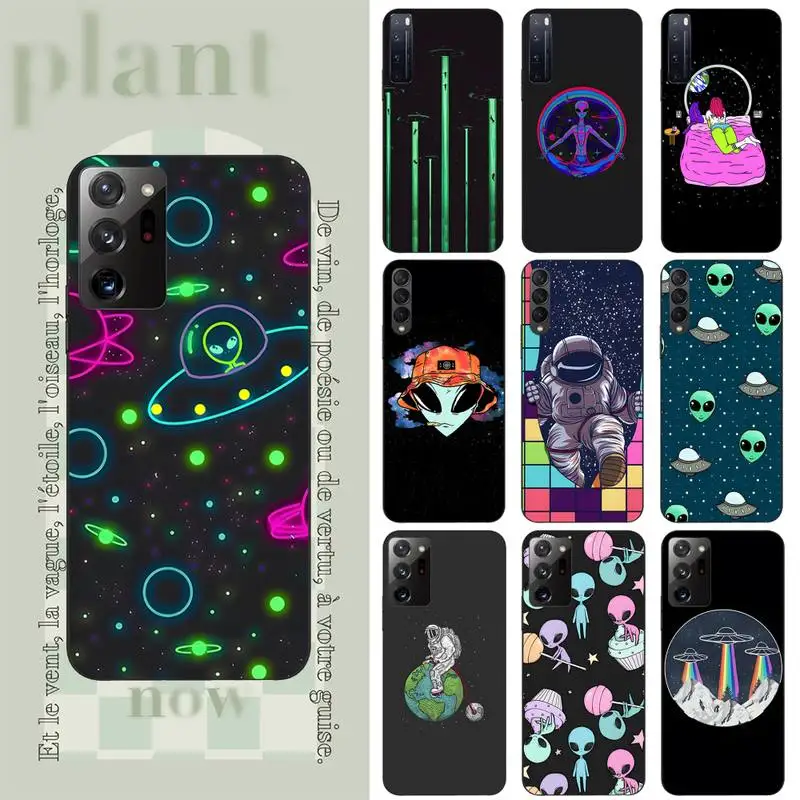 Cartoon Alien Space Phone Case Funda For Redmi Note 11 10 9 8 6 Pro 10T 9S 8T 7 5A 5 4 Coque Shockproof Cover Shell |