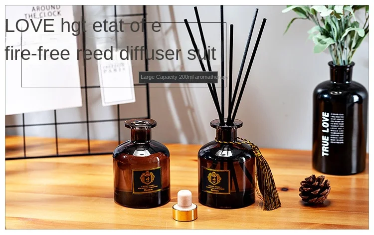Description Picture 2 of item50ml Reed Diffuser Bottle Bedroom Air Freshener Scented Aromatherapy Essential Oil for Gift Ocean Lavender Lemongrass Osmanthus