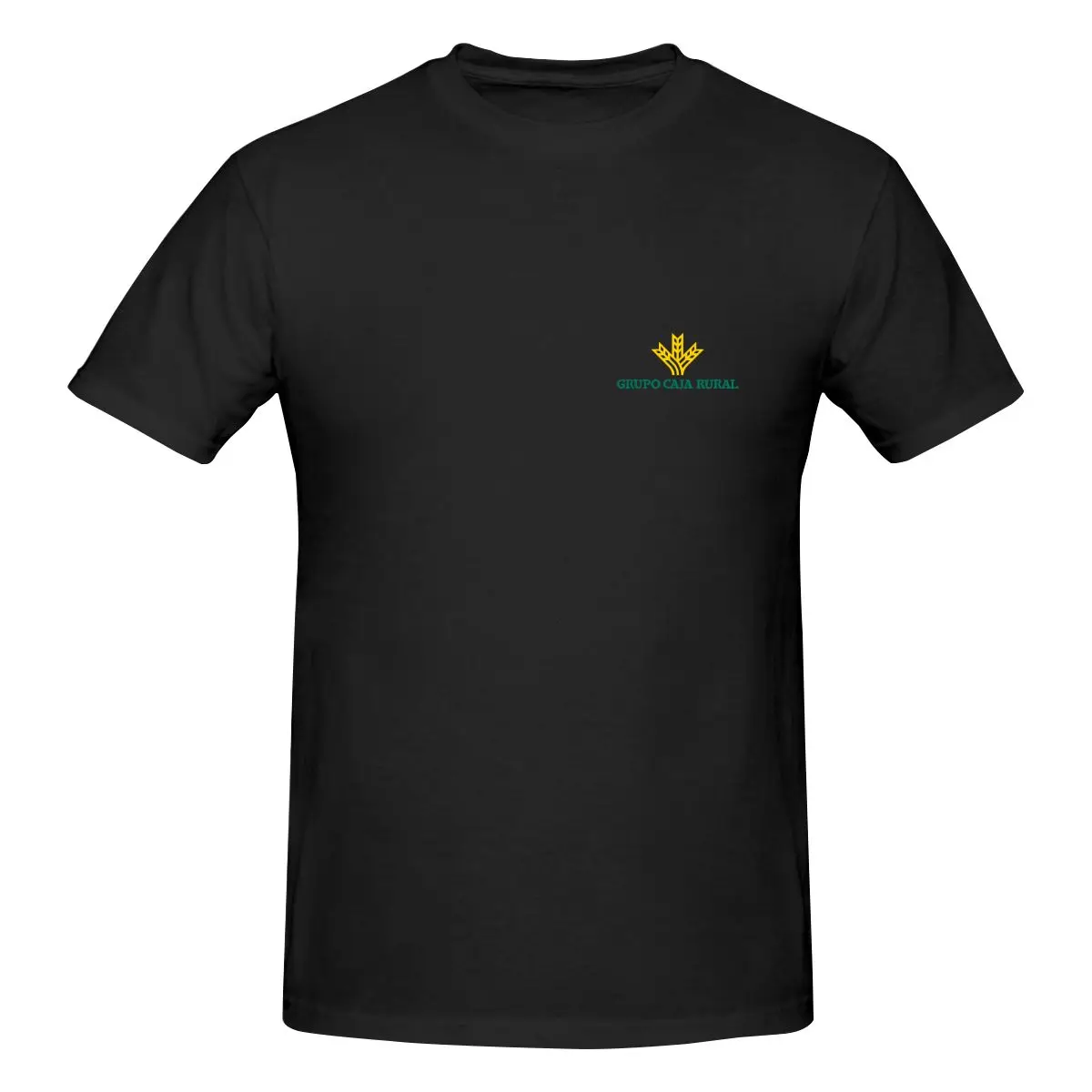 

High Quality 100% Cotton Brilliant Caja Rural Men's Basic Short Sleeve T-Shirt