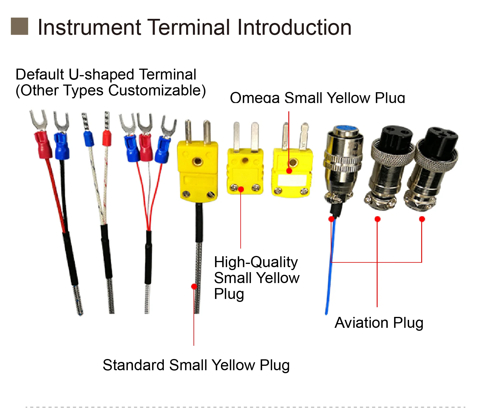 K type thermocouple probe M8 threaded high temperature up to 600°C stainless ste