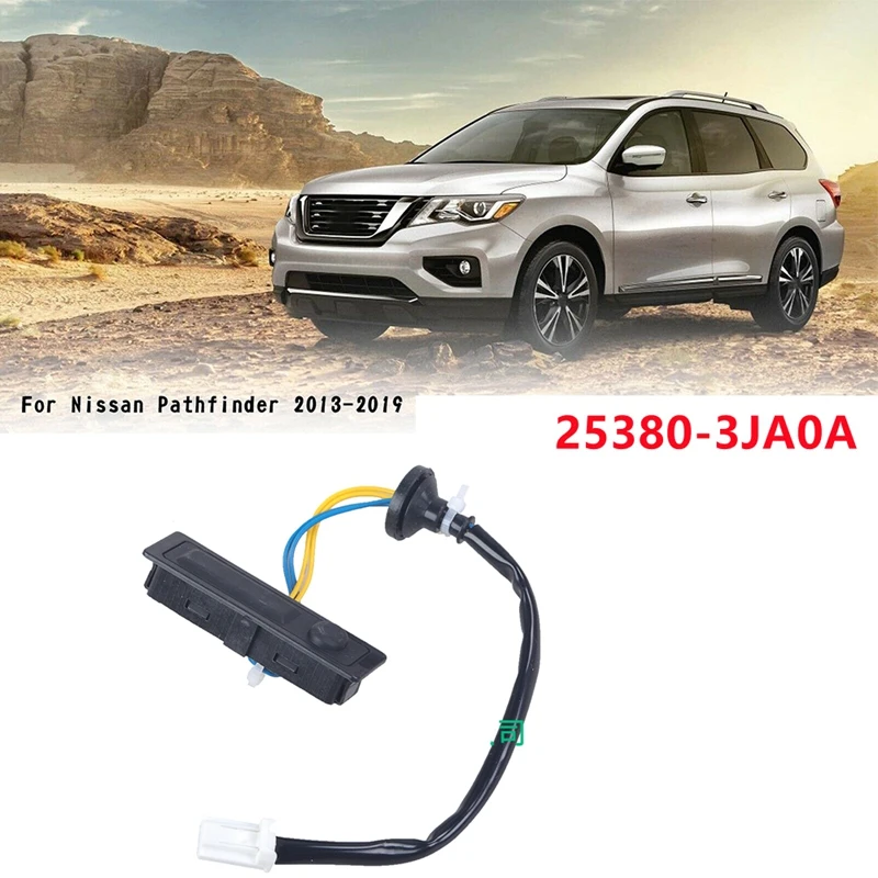 

Rear Trunk Tailgate Release Switch Tailgate Release Switch For Nissan Pathfinder 2013-2019 25380-3JA0A 253803JA0A