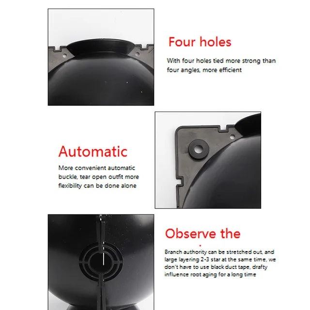 10/20 db (5/8/12 Cm) Oltás Gyökerező Növekvő Doboz Gyökérgyökérgömb Tenyésztési Tok Növény Gyökérgyűjtő Kerti Graft Szerszámokhoz - Image 3