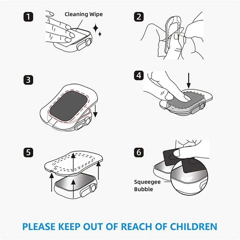 애플워치 울트라 2 49mm용 강화유리, 아이워치 울트라 3용 스크래치 방지 스크린 보호필름 (정렬 도구 포함)