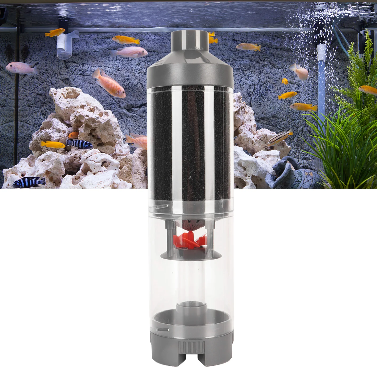 

Аквариумный фильтр со сменным хлопковым фильтром, сильное всасывание, низкий уровень шума, погружной внутренний фильтр для аквариума