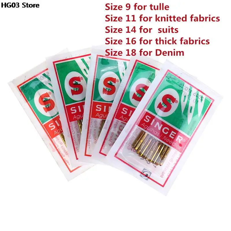 Wholesale50pcsXMixSizeSingerNeedlesSewingNeedleDomesticSewing