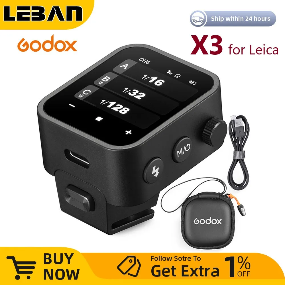 Godox X3 ワイヤレスフラッシュトリガー　Leica用 Amazon.com : Godox X3 X3L X3-L Touchscreen TTL Wireless