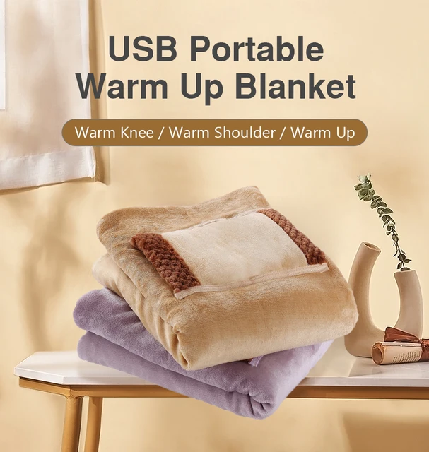 USB Electric Blanket Soft Thicker Heater Bed Warmer Machine Washable Thermostat  Electric Heating Mat for Home Office Camping - AliExpress