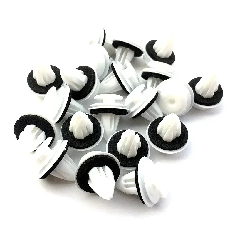 Car Fastener Clips Door Panel Clip with Seal Ring Fastener Rivet Bumper Clip Retainer for BMW E34 E36 E38 E39 E46 M3 M5 Z3 X5 50PCS