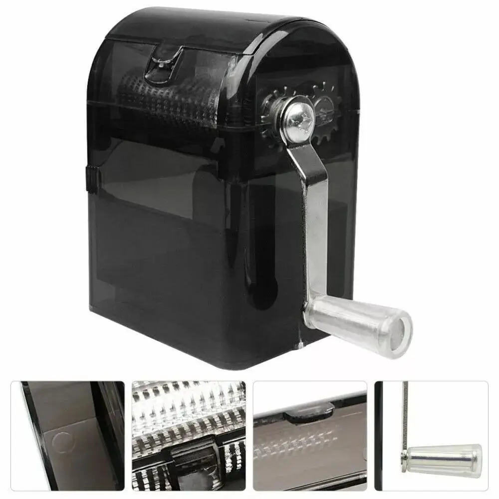 Description Picture 3 of itemMERCURY Manual Herb Grinder Tobacco Cutter Hand Muller Shredder with Cigarette Storage Case Home Smoking Accessories Gifts