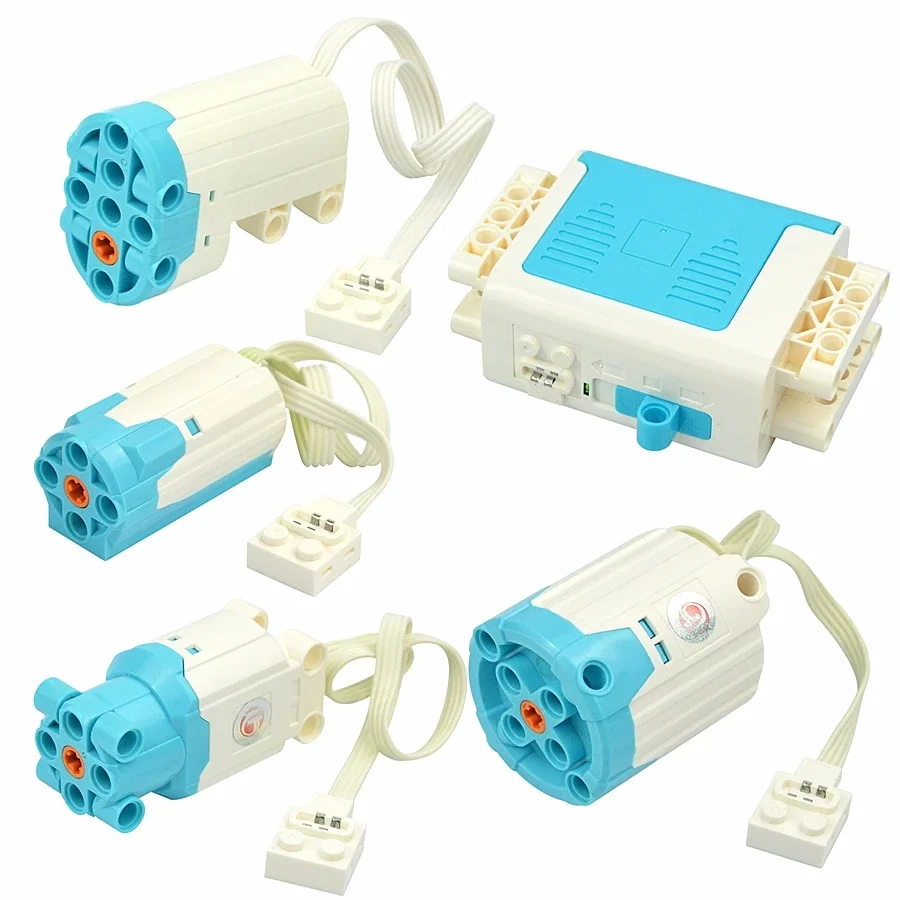 Enhanced Power Function Servo Motor & IR Remote Control Set for Building Blocks - MOC Technical Brick Parts