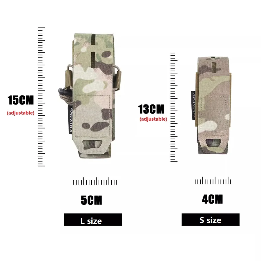Poche tactique grenade fumigène leurre pêche MOLLE rangement accessoires équipement airsoft