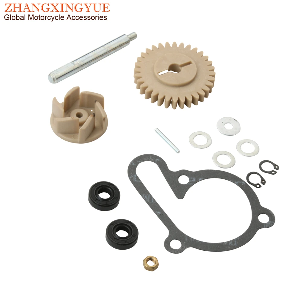 ชุดซ่อมปั๊มน้ำสำหรับ Aprilia RS50 RX50 SX50 Gilera RCR50 SMT50 2006 100110320 1