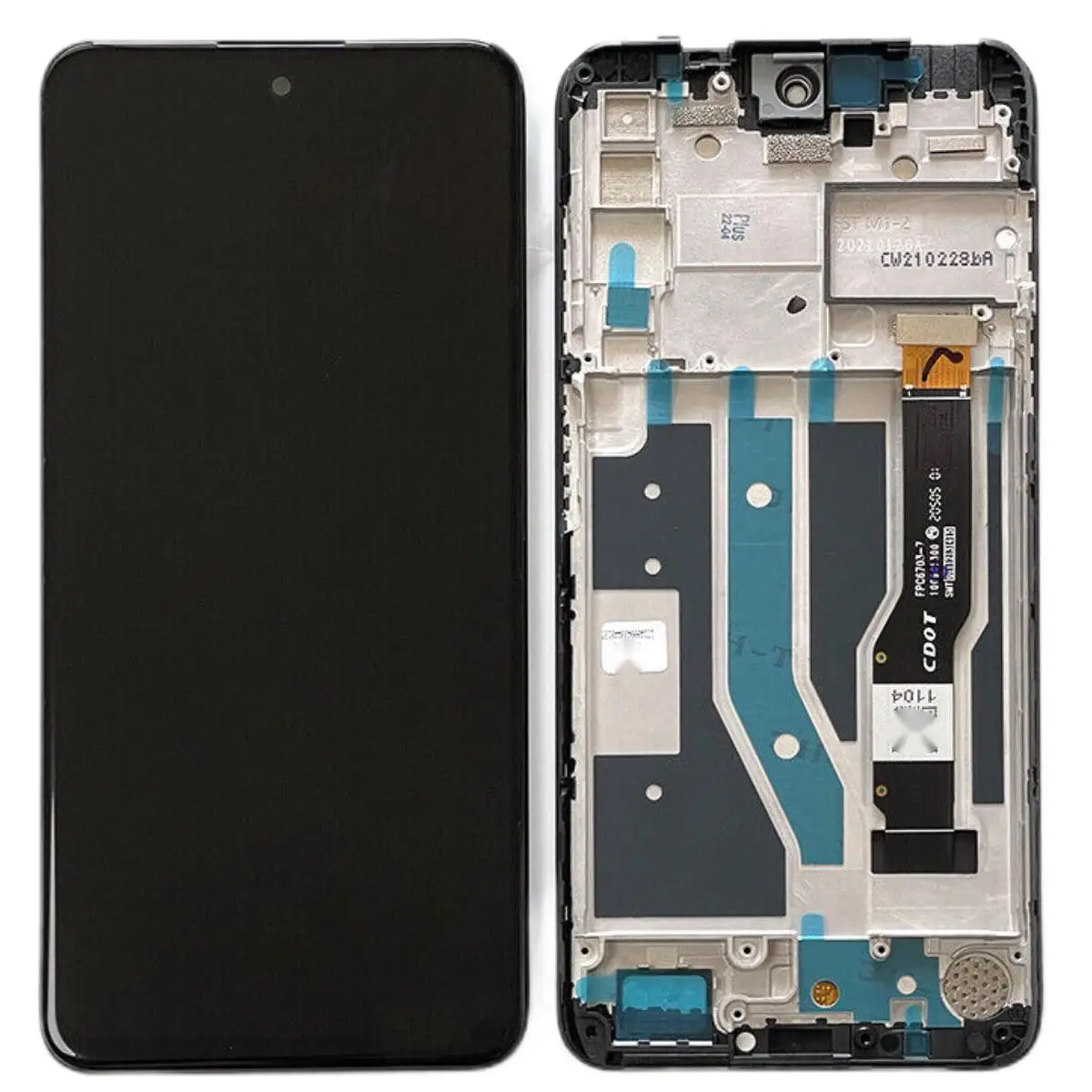 

Сменный сенсорный ЖК-дисплей iParts с рамкой для TCL 20S T773 L Lite T774H T775H Plus 30В, детали OEM