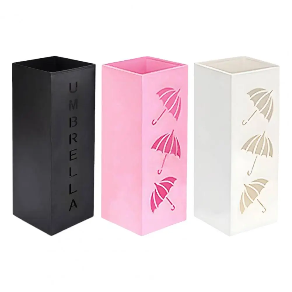 Ventilated Umbrella Holder Modern Metal Umbrella Stand for Home Office Entryway Organization Heavy Duty Folding Holder for Long