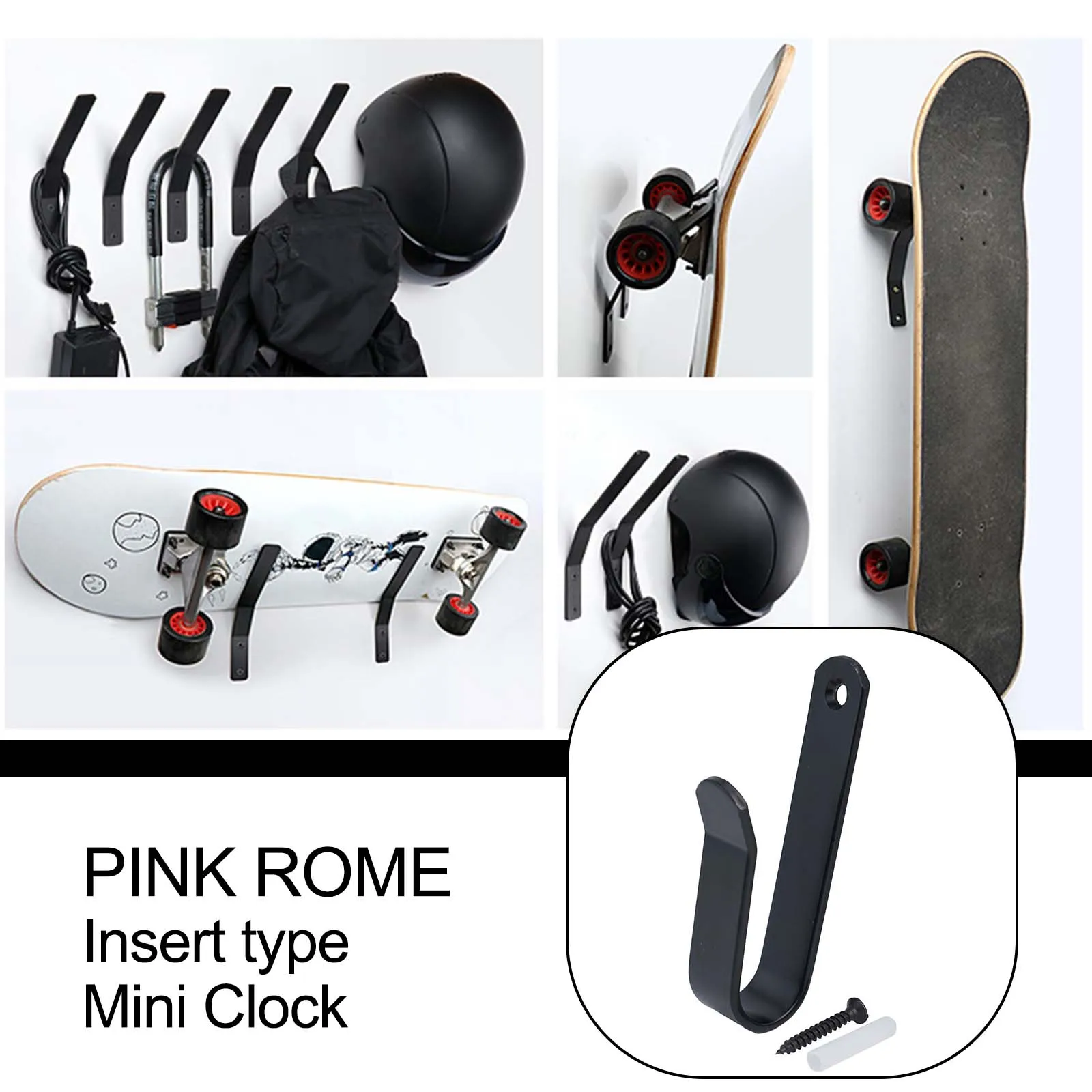 1Pc Snowboard Wall Rack Snowboard Display Wall Mount Horizontal Rack Home And Garage SKi Board Storage