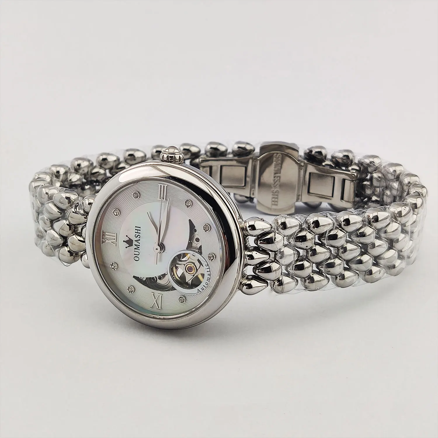 32MM Watches for women MIYOTA 82S0 Automatic Diamond dial Luxury Fashion Vintage Hollowed Quality Customizable Women's watch 4