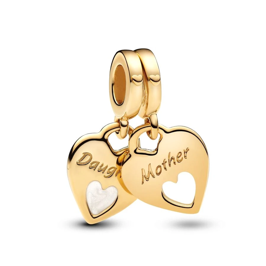 Gold Safety Chain Family Tree Giant Dragon Envelope Charm Beads Fit Original 925 Silver European Bracelet DIY Women Jewelry Gift 4