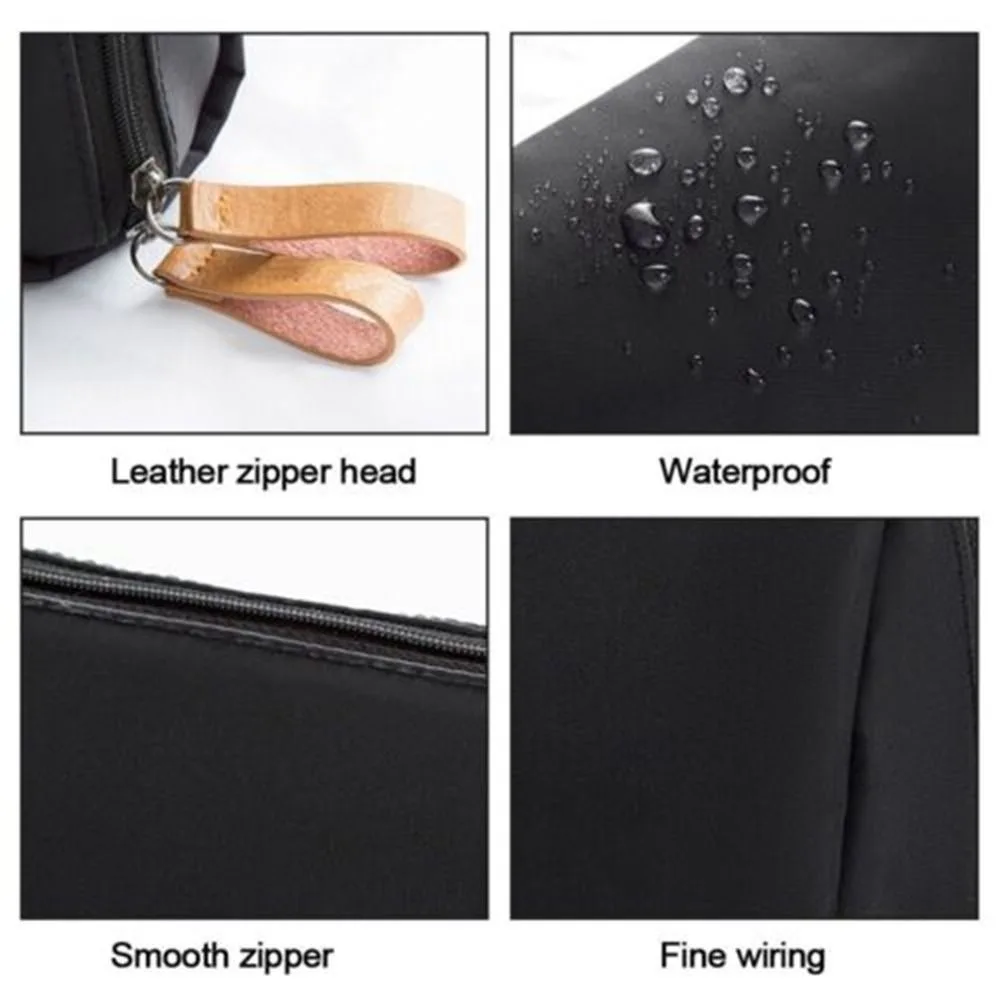 Waterproof Large Capacity Makeup Bag Multiple Colors Dacron Travel Storage Bag Partitioned Cosmetic Pouch Handbag Lipstick Pack 4