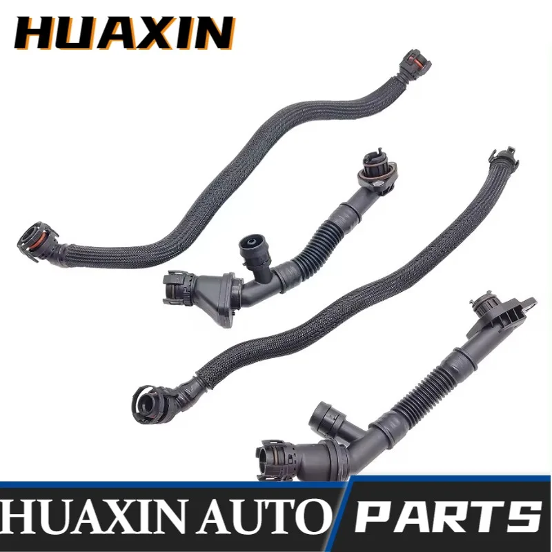 

4PCS Left and Right Crankcase Vent Pipe for 2008-2014 B-MWs 550i 650i 750i 750Li Alpina B7 X5 X6 XDrives35i N63 11157575640