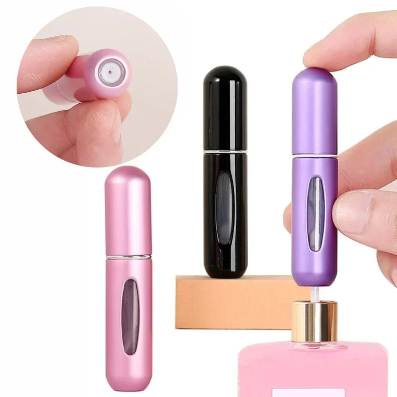 Compact Refillable Perfume Spray Bottle