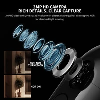 Xiaomi Smart Cat Eye 2 3MP HD Camera 940nm Infrared Night Vision Intercom Doorbell HDR 5-Inch 720P Screen 180° Wide Angle Lens - - Image 2