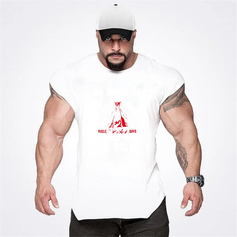 

Sports Stringer Workout Vest Muscle Cotton Gym Tank Tops Men Sleeveless Tanktops for Boys Bodybuilding Clothing Undershirt