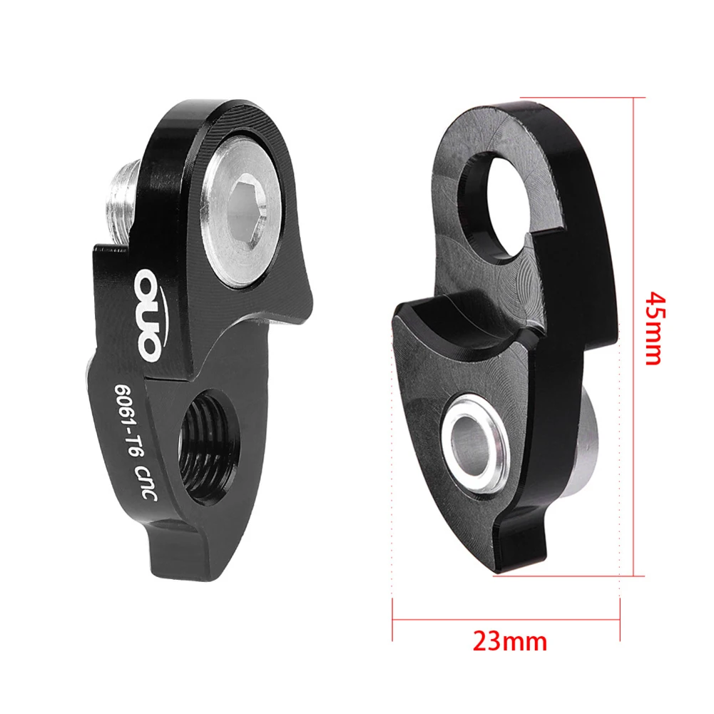 Description Picture 5 of item1pc Bike Bicycle Rear-Mech Derailleur Gear Hanger Extender Extension CNC AluminumAlloy Bike Tailhook Road Cycling Accessories
