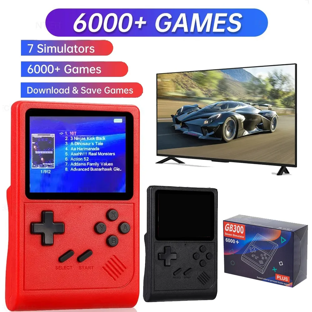 Фото Портативная игровая консоль в стиле ретро GB300 с 3 №1