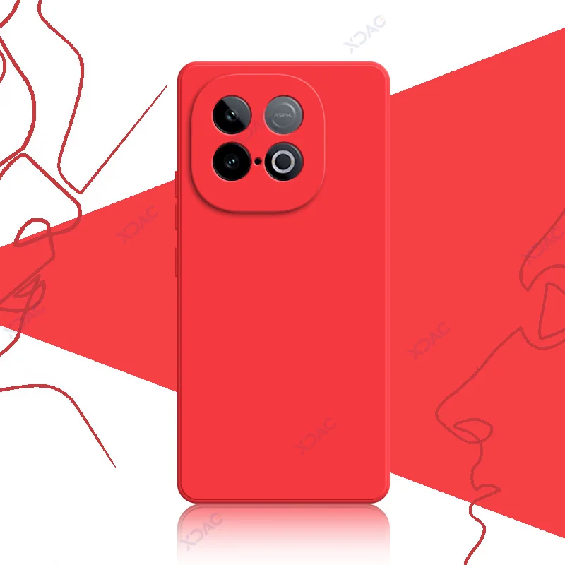Luxurious Silicone Soft Back Cover with 360° Protection & Waterproof Design